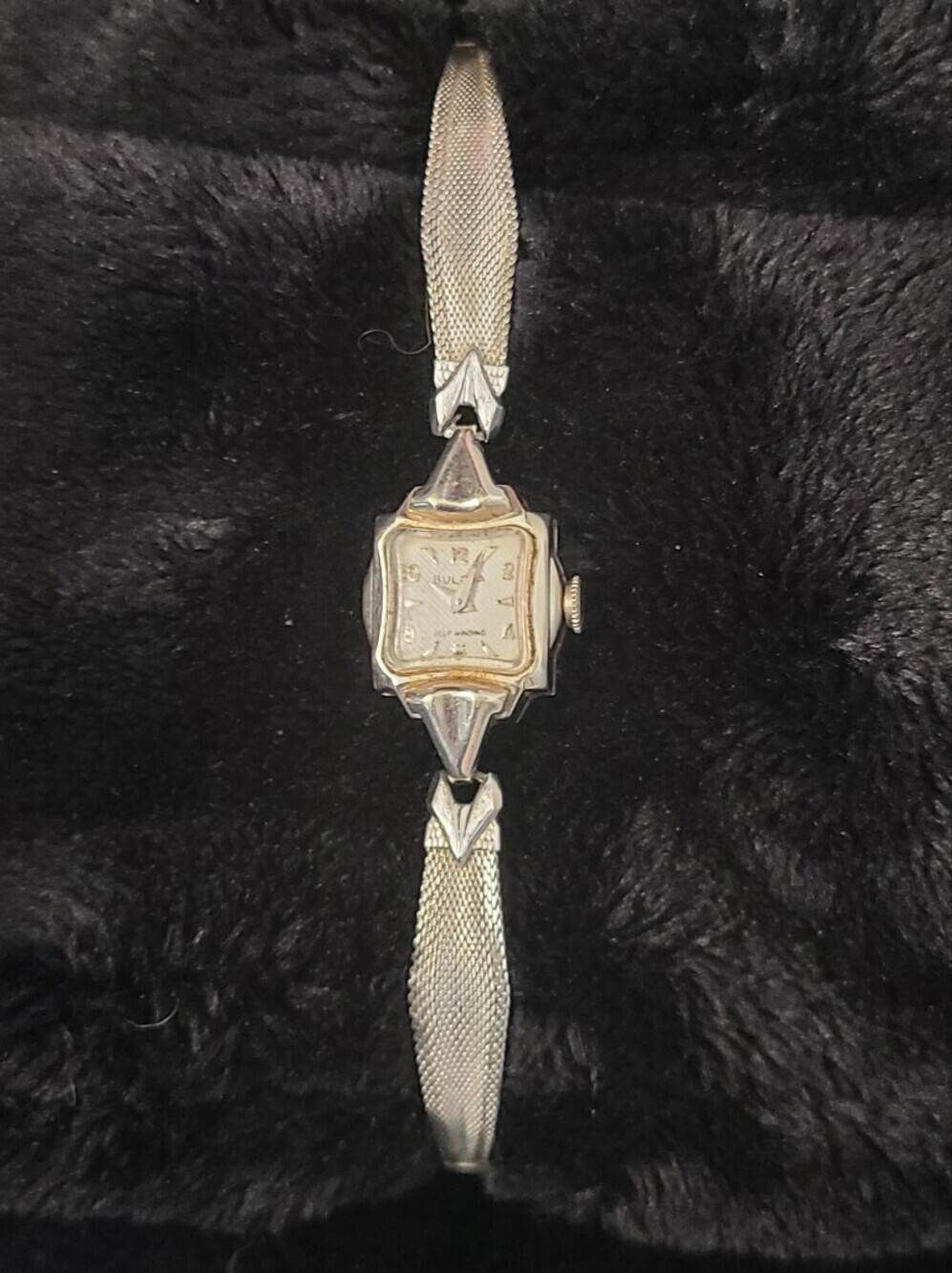 Bulova Vintage 1954 Ladies Bracelet Watch - 10K Gold Filled Dainty Self Winding